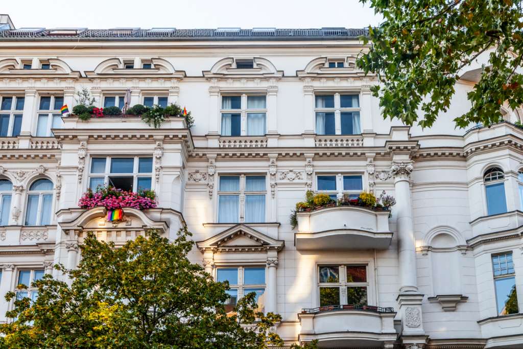 fassade immeuble à Berlin Charlottenburg