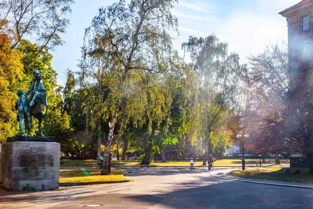 View of Rudolph-Wilde-Park between Schöneberg and Wilmersdorf