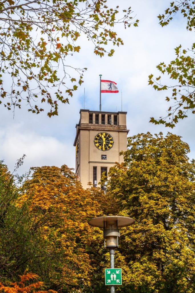 View on Schöneberg city hall,one of most iconic ones in Germany