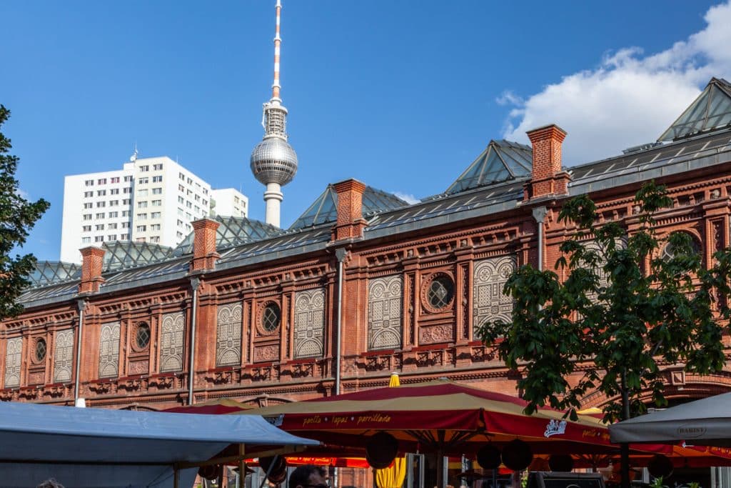 View of Hackescher markt in Mitte, Berlin, Germany