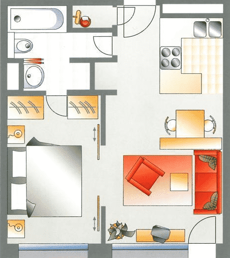 Optimized floor plan increase the value of a property in Berlin