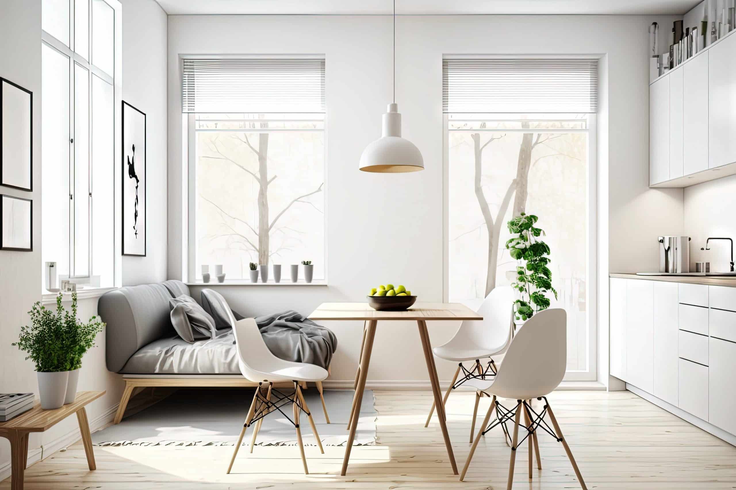 Example of studio apartment in the bBackyard project in Berölin