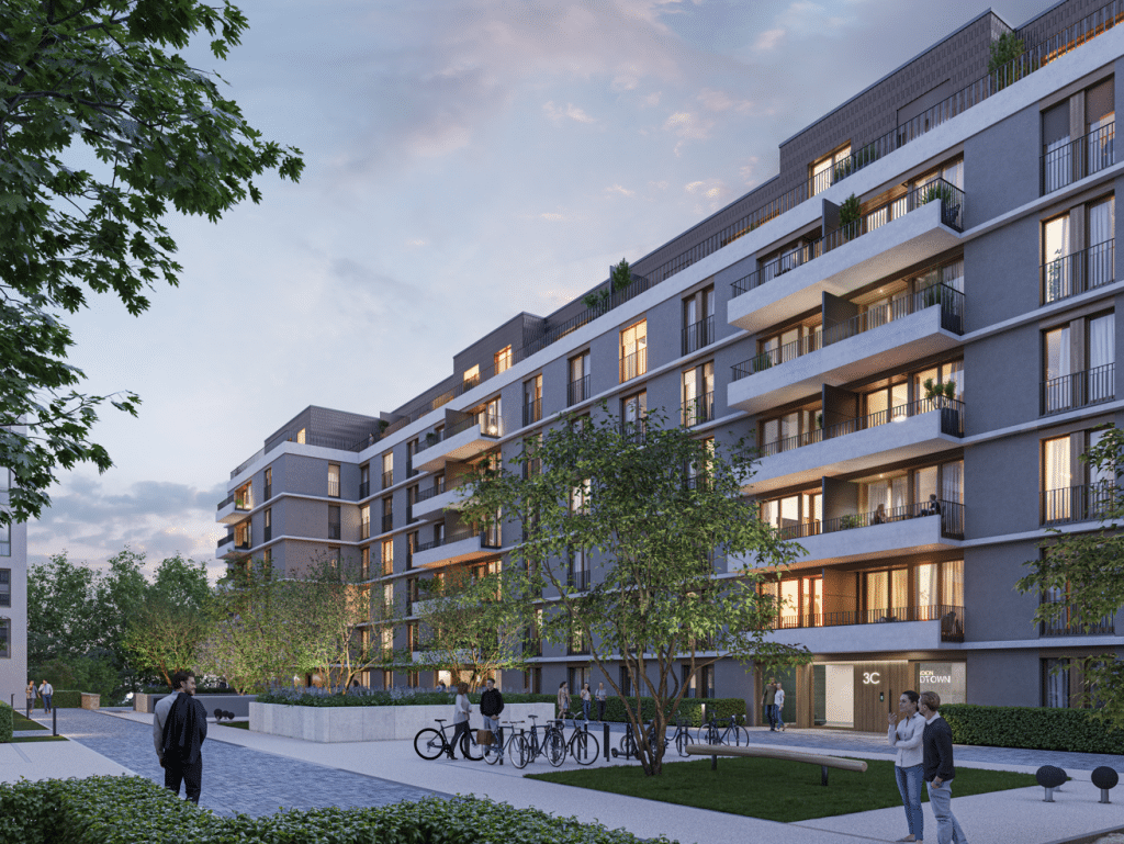 All apartments in Midtown come with a balcony or a terrace